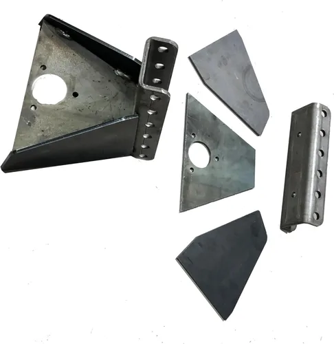 Miniatura 3 de Shocker Hitch Adaptador de lengüeta de soldadura de canal vertical para marcos A de remolque, hasta 20,000 libras GTW, solo componentes, 2 lados