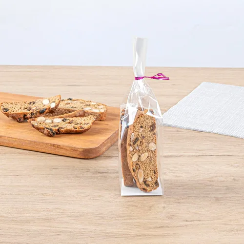 Miniatura 2 de Bag Tek - Restaurantware - Bolsas de celofán transparente sellables con calor con inserto de papel - Caja de 100 bolsas de 2 x 1.5 x 5 pulgadas