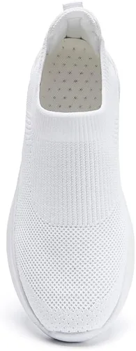 Miniatura 3 de CAIQDM Zapatos deportivos para caminar para mujer, ligeros, de malla, cómodos, informales, para correr