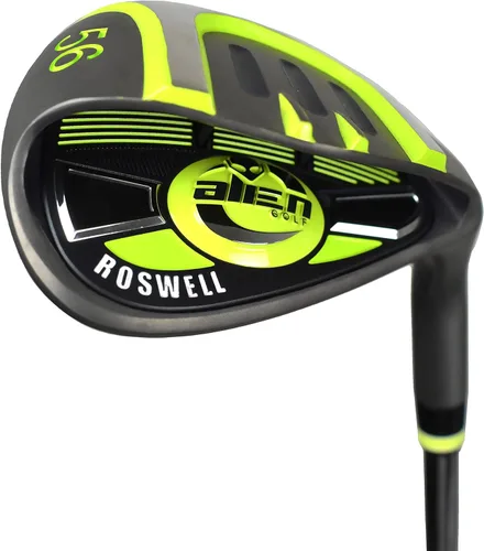 Alien Golf Cuña Roswell - Cuña premium - Ranuras fresadas CNC de cara completa para disparos de alta rotación - Fácil de sacar de bunkers - Se