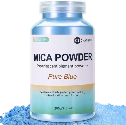 Miniatura 25 de CHANGTIKEJI Polvo de mica – 81 colores – 0.35 oz/botella de pigmento natural en polvo para resina epoxi, fabricación de jabón, fabricación de velas