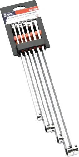 Miniatura 2 de Genius Tools DE-706M 6PC Juego de herramientas de cabeza métrica extra largas