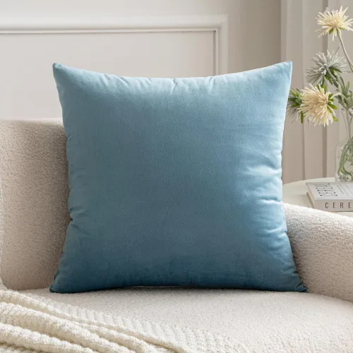 Miniatura 35 de MIULEE - Funda de almohada de terciopelo suave de lujo decorativa, funda de cojín rectangular única para sofá de primavera, dormitorio, automóvil