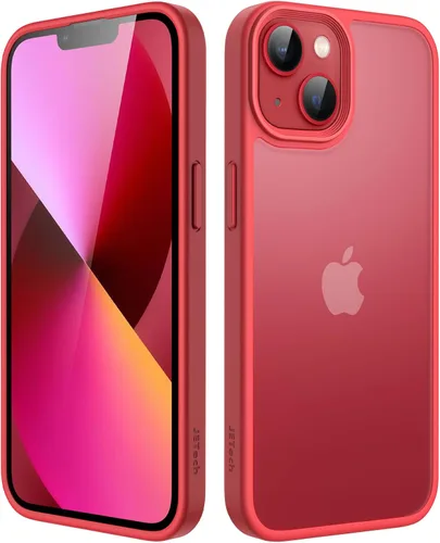 Miniatura 28 de JETech Funda mate para iPhone 13 de 6.1 pulgadas, a prueba de golpes, protección contra caídas de grado militar, cubierta trasera translúcida
