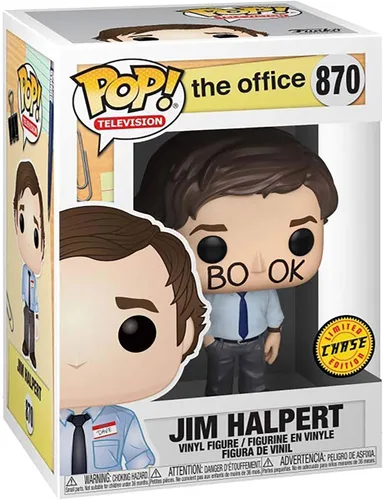 Miniatura 8 de Funko Pop TV: The Office - Jim Halpert - Variante de Chance of Rare Chase - Figura de vinilo coleccionable - Idea de regalo - Producto