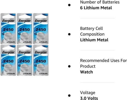 Miniatura 2 de Energizer Batería de litio CR2450, 3 V ECR2450, 6, 6
