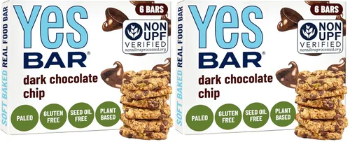 Miniatura 17 de YES Nut Bars - Fresa y coco - Barras suaves masticables saludables hechas con jarabe de arce orgánico, veganas, paleo, sin gluten, sin azúcar