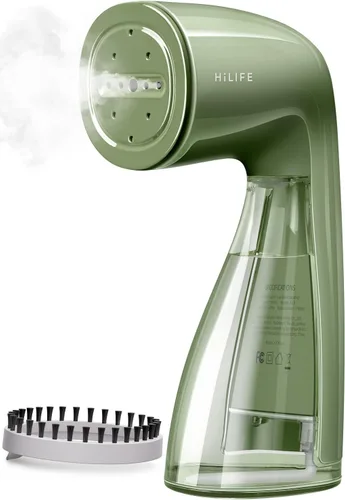 HiLIFE Vaporizador para ropa, Vaporizador de 1100W con tanque grande de 300ml, Vaporizador de ropa de mano, Removedor de arrugas de tela,