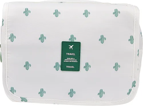 Miniatura 8 de Bolsa para productos cosméticos. Bolsa para colgar productos de tocador. Organizador de viaje, para hombre y mujer., Azul Flores)