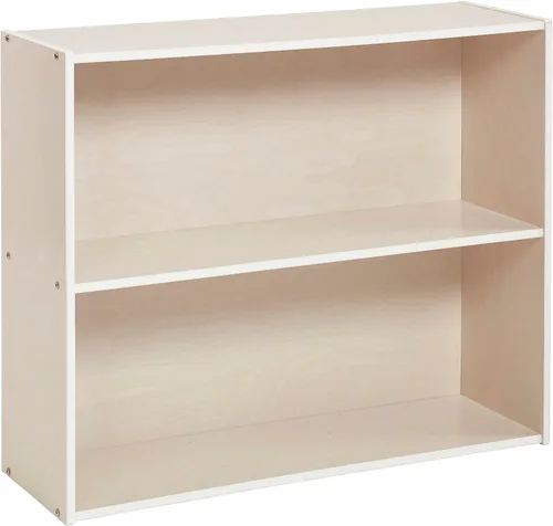 Miniatura 14 de ECR4Kids Streamline - Armario de almacenamiento con 2 estantes, 30 pulgadas, estantería para niños, color natural