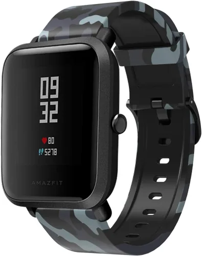 Miniatura 2 de Bandas de patrón compatibles con Amazfit Active 2 Square/1/GTS 4 mini 4 3 2 2e 2 Mini/GTR 1.654 in/Bip 3 pro/Bip U pro/Bip S/Bip Lite reloj