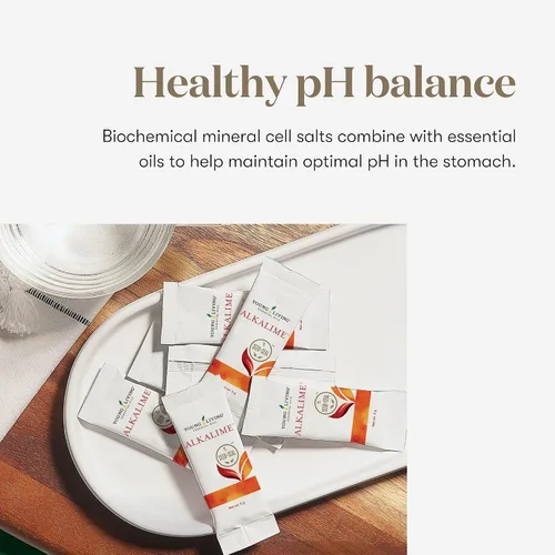 Miniatura 3 de Young Living Paquetes de barras AlkaLime 30 unidades Suplemento vitamínico y mineral Bienestar digestivo Suave para el estómago Infundido