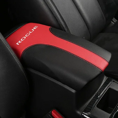 Miniatura 9 de XITER Protector de funda para reposabrazos de automóvil, 1 almohadilla de cuero para consola central para Nissan Rogue 2014-2020, 2017-2022 Rogue