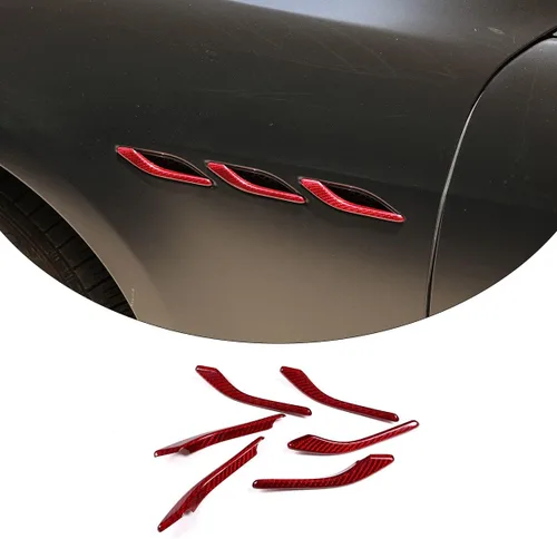 Miniatura 9 de Cubierta de fibra de carbono suave para guardabarros de ventilación lateral para Maserati Ghibli 2014 2015 2016 2017 2018 2019 2020 2021 2022