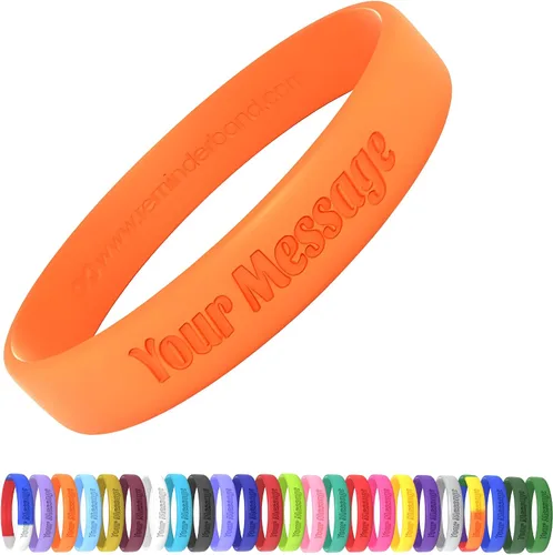 Miniatura 10 de Pulseras de silicona personalizadas de Reminderband, pulseras de silicona personalizadas, pulseras personalizables, pulseras personalizadas de goma