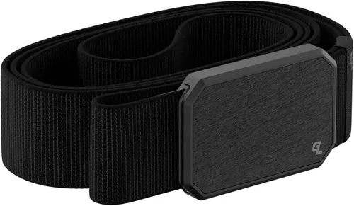 Miniatura 7 de Groove Life - Cinturón de nailon elástico para hombre con hebilla magnética de aluminio