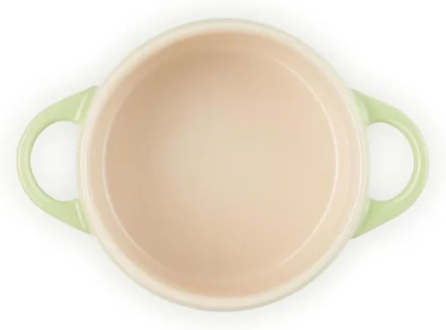 Miniatura 3 de Le Creuset Mini Cocotte redonda de cerámica, 8 onzas, palma Palmera