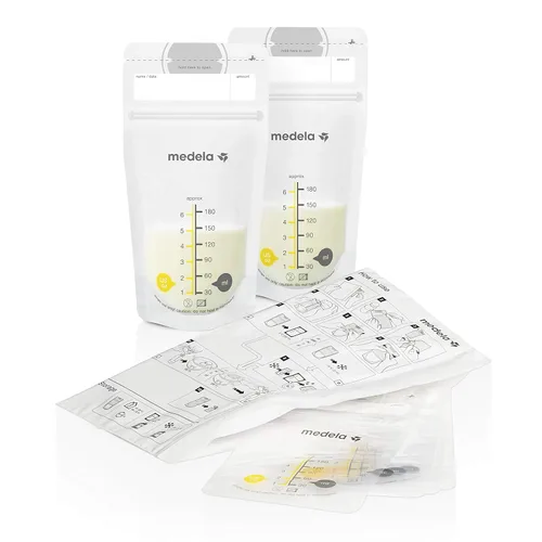 Miniatura 2 de Medela Juego de soluciones de almacenamiento de leche materna, suministros y recipientes de lactancia materna, organizador de leche materna, hecho