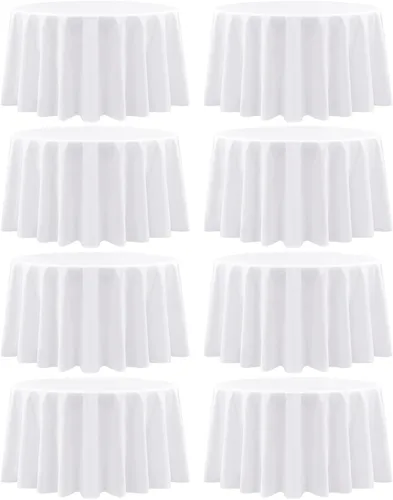 Miniatura 13 de Paquete de 4 manteles cuadrados color negro, 52 x 52 pulgadas, mantel de poliéster negro para mesas cuadradas pequeñas, mantel lavable resistente a