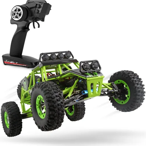 WLtoys Coches RC escala 1/12 2.4G 4WD de alta velocidad eléctrico todo terreno todoterreno Rock Crawler escalada Buggy RTR para niños y adultos
