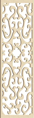 Miniatura 85 de Smithfield Paneles de pared decorativos de madera con calado, 13 3/8 pulgadas de ancho x 34 3/8 pulgadas de alto x 3/8 de alto, roble rojo rojo