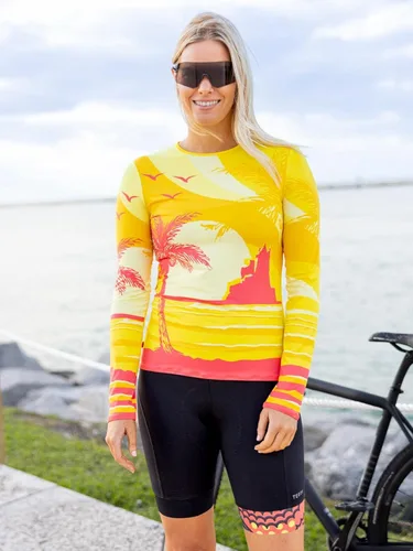 Miniatura 2 de Terry Soleil - Camiseta de manga larga para mujer, con protección solar UPF 50+, estilo de vida al aire libre, ajuste atlético