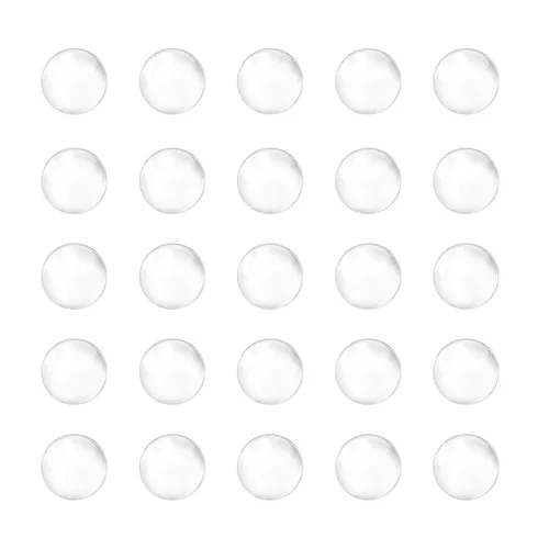 Miniatura 8 de HARFINGTON 250 cuentas de vidrio para hervir bolas de vidrio de 0.236 in de soda y lima, para mezclar botellas, transparente