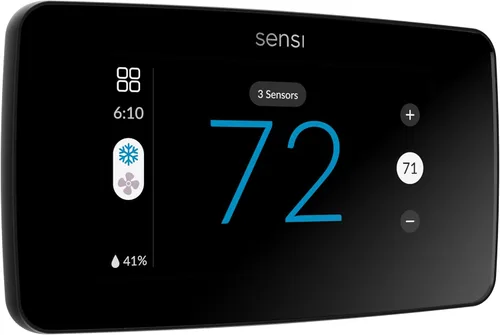 Miniatura 3 de Sensi Touch 2 - Termostato inteligente con pantalla táctil a color, 100 años de experiencia, programable, Wi-Fi, privacidad de datos, fácil