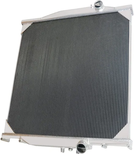 Miniatura 3 de Radiador para 1996-2009 Volvo VN VNL VNM WC WI WX 1003406 1003424 y 2005-2007 Mack CXN 11.9L 6 Diesel, 2 filas de radiador de aluminio