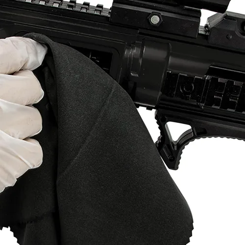 Miniatura 4 de Paño de silicona para pistola de 12 x 12 pulgadas, paño de limpieza de pistola sin pelusas, toallitas de limpieza de pistola con trapos de limpieza