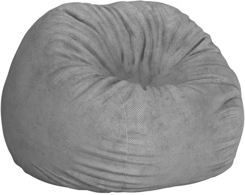 Miniatura 5 de CordaRoy's Puf de Chenilla - Silla Puf Convertible - Funda de Tela de Chenilla Lavable a Máquina - para Sótano, Sala de Estar, Sala de Juegos, Carbón