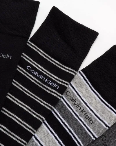 Miniatura 4 de Calvin Klein Calcetines de vestir para hombre, calcetines ligeros de mezcla de algodón (paquete de 8)