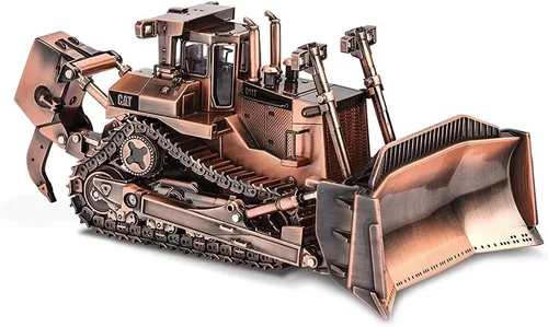 Diecast Masters Tractor tipo oruga Caterpillar D11T a escala 1:50, acabado de cobre | Camiones Cat Series conmemorativos y equipos de construcción |