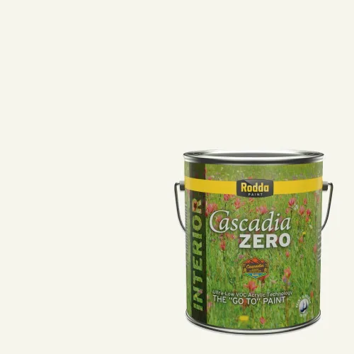 Miniatura 41 de Rodda Paint CASCADIA XL - Pintura e imprimación satinada para exteriores en uno, cuarto de galón, blanco abstracto