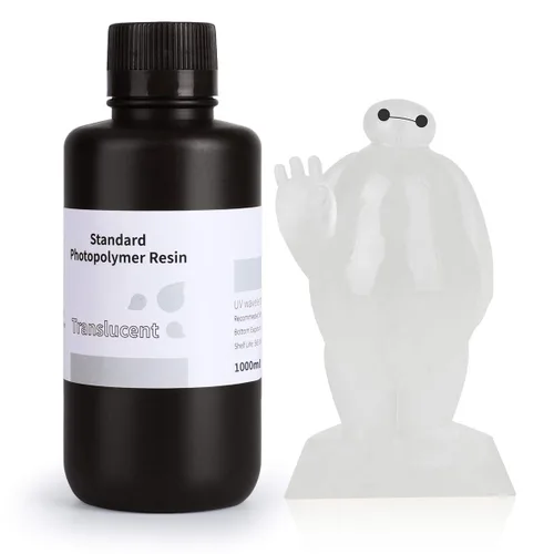 Miniatura 25 de ELEGOO Resina de impresora 3D estándar mejorada 2.0, resina fotopolimérica de curado UV de 405 nm para Mars Saturn Jupiter MSLA DLP LCD 3D Printing