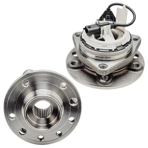Miniatura 30 de Detroit Axle - 2.2L Bujes de rodamiento de rueda delanteros de 2 piezas para Honda Accord 90-97, 97 Acura CL, 2 rodamientos de ruedas y conjunto