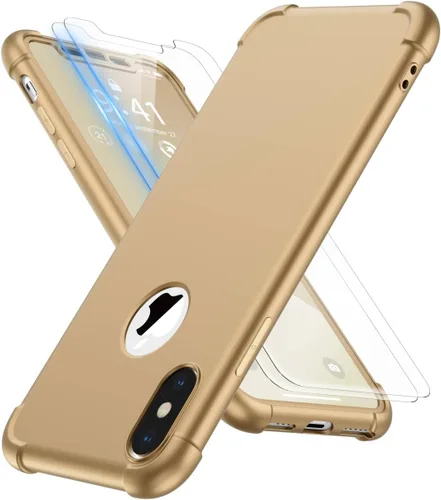 Miniatura 23 de ORETECH Funda para iPhone XR, con [2 x Protectores de Pantalla] [Prueba de Caídas de Grado Militar de 10 Pies] [Protección de Cámara] 360° A Prueba