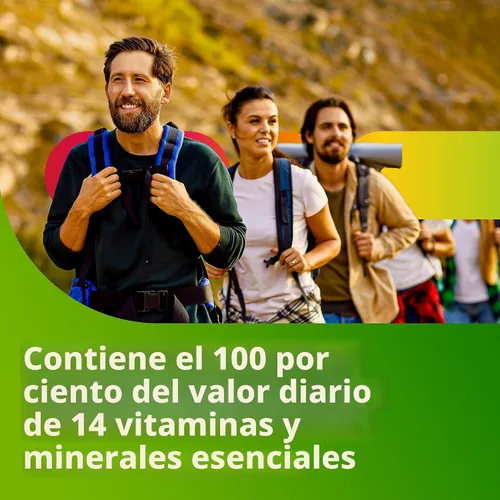 Miniatura 4 de Centrum Suplemento multivitamínico/multimineral para adultos con antioxidantes, zinc, vitamina D3 y vitaminas B, sin gluten, ingredientes sin OMG