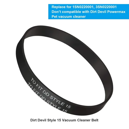 Miniatura 6 de Honoson 6 cinturones de repuesto estilo 15 compatibles con aspiradora vertical Dirt Devil Style 15 Royal