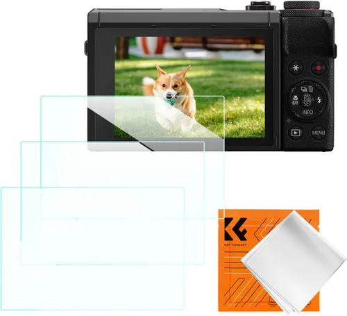 Miniatura 11 de K&F CONCEPT 3 protectores de pantalla compatibles con cámara Canon G9X II G9X G7X II G7X G5X II G5X II G5X, protector de pantalla de vidrio templado