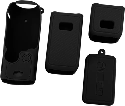 Miniatura 2 de Yunseity Funda de silicona para cámara deportiva, 3 fundas protectoras, funda suave y flexible para cámara OSMO 3, accesorio protector completo