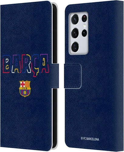 Miniatura 128 de Head Case Designs Funda de piel con licencia oficial del FC Barcelona Barca Crest Graphics para Samsung Galaxy A06 4G