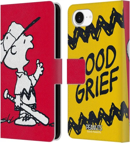 Miniatura 57 de Head Case Designs Funda de piel con licencia oficial de Peanuts Snoopy & Woodstock Balloon Halfs and Laughs para Apple iPhone 7/8/SE 2020 y 2022