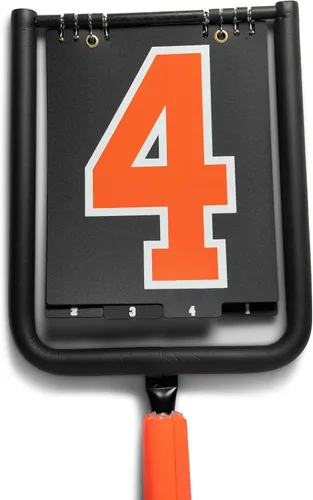 Miniatura 2 de CHAMPRO Juego de cajas indicadoras y cadenas de fútbol Deluxe, NARANJA