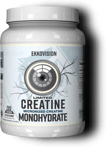 Miniatura 9 de Ekkovision Polvo de Monohidrato de Creatina Micronizado, Cereza Negra, Suplemento Pre Entrenamiento y Post Entrenamiento para Hombres y Mujeres