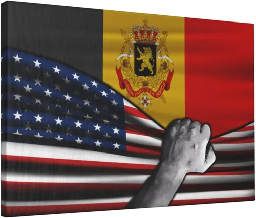 Miniatura 17 de Lienzo decorativo para pared, diseño de bandera de Venezuela y bandera cubana de Cuba, impresiones artísticas de pared de 12 x 18 pulgadas, sin
