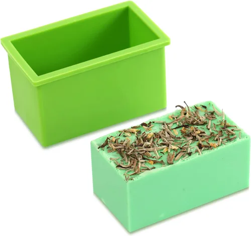 Miniatura 9 de Nicole - Molde de silicona para pan de 10 pulgadas, flexible, rectangular, para jabón B0260