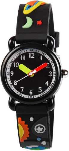 Venhoo Relojes para niños, 3D, bonitos dibujos animados, impermeables, de silicona, para niños pequeños, regalos para profesores, para niños de 3 a