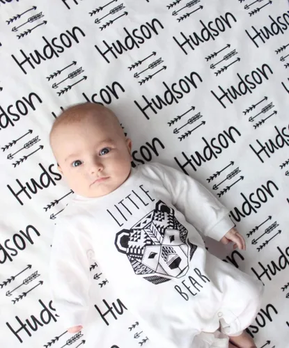Miniatura 3 de Mantas personalizadas con nombre para bebé, niños y adultos, mamá y papá. Manta con nombre personalizado del nombre del bebé. Mantas personalizadas
