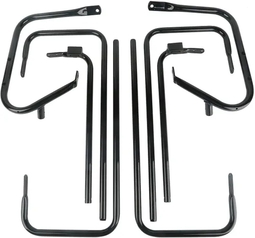 Miniatura 4 de TCT-MOTORPARTS Soporte de Montaje en Riel para Guardabarros de Bolsa para Harley Touring 1997-2008 FLHR y FLHT (Reemplazo H-D#91216-97)